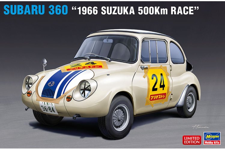 1:24 Hasegawa 20569 Subaru 360 -1966 SUZUKA 500Km RACE - Has20569 1 - HAS20569