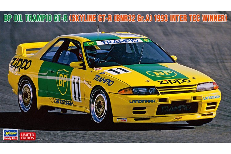 1:24 Hasegawa 20629 BP Oil Trapio GT-R - Skyline GT-R - BNR32 Gr.A - 1993 Inter Tec Winnaar - Auto - Has20629 1 - HAS20629