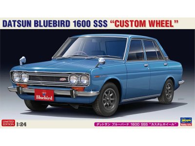 1:24 Hasegawa 20651 Datsun Bluebird 1600 SSS Custom Wheel - Japanse Klassieke Sedan - Has20651 1 - HAS20651