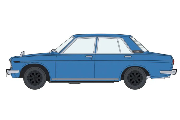 1:24 Hasegawa 20651 Datsun Bluebird 1600 SSS Custom Wheel - Japanse Klassieke Sedan - Has20651 2 - HAS20651