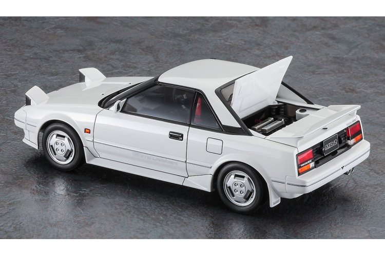1:24 Hasegawa 20656 Toyota MR2 (AW11) Early Version White Lanner 1985 - Has20655 3 - HAS20656