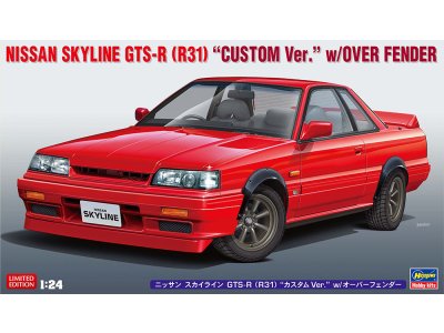 1:24 Hasegawa 20695 Nissan Skyline GTS-R - R31 - Custom Version with Rear Spoiler - Has20695 1 - HAS20695