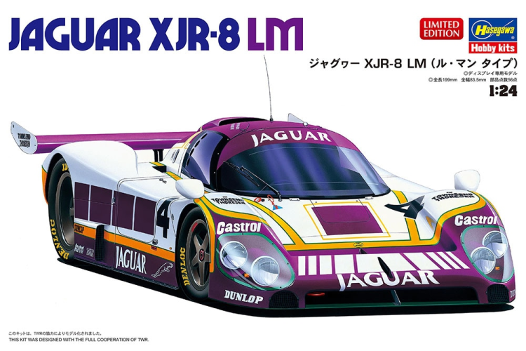 1:24 Hasegawa 20729 Jaguar XJR-8 LM - Le Mans Type - Groep C prototype racewagen - Has20729 1 - HAS20729