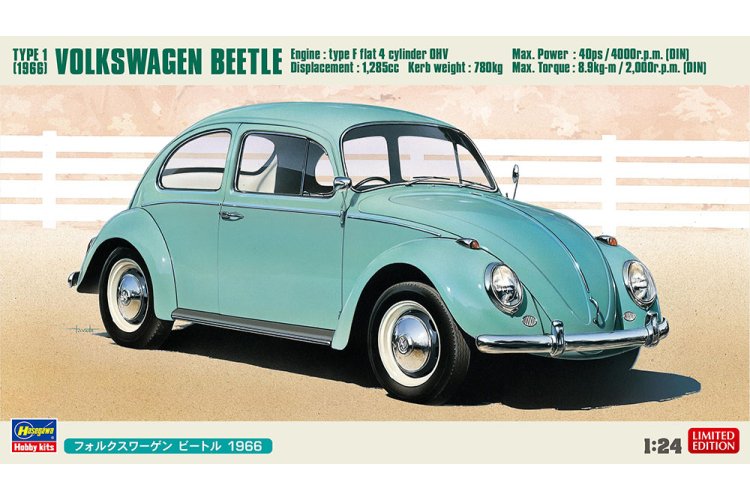 1:24 Hasegawa 20732 Volkswagen Beetle Type 1 - 1996 - Car - Has20732 1 - HAS20732