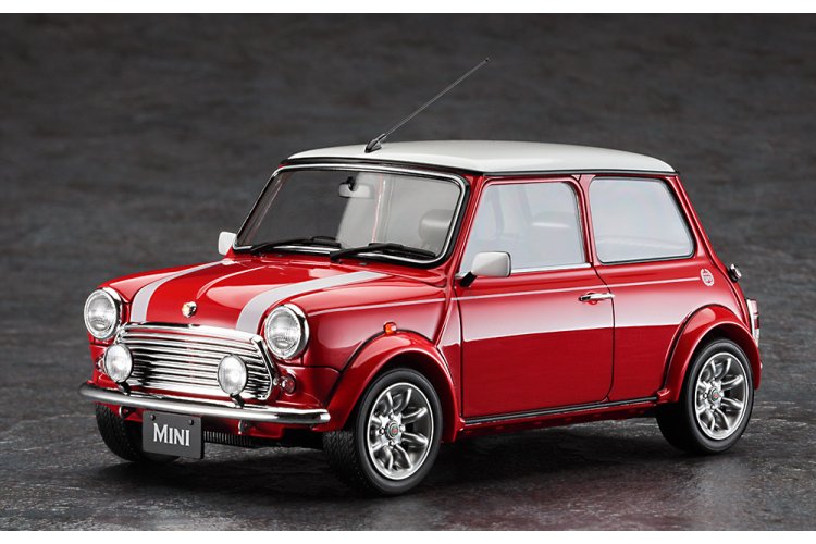 1:24 Hasegawa 20739 Mini Cooper 40th Anniversary Limited - 1999 - Klassieke Auto - Has20739 2 - HAS20739