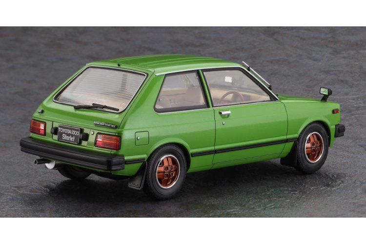 1:24 Hasegawa 20761 Toyota Starlet KP61 SE - 3-Door Middle Version 1980 - Japanese Car - Has20761 3 - HAS20761