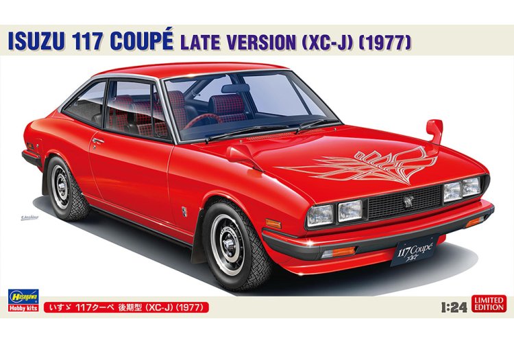 1:24 Hasegawa 20767 Isuzu 117 Coup&eacute; &ndash; Late Version XC-J 1977 &ndash; Japanese Car - Has20767 1 - HAS20767