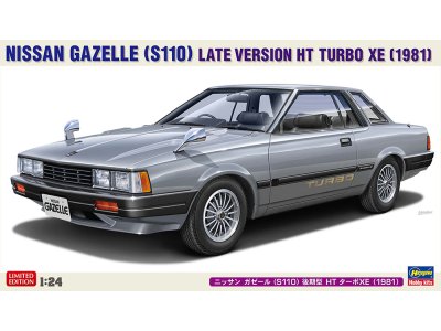 1:24 Hasegawa 20771 Nissan Gazelle S110 Late Version HT Turbo XE 1981 &ndash; Japanese Car - Has20771 1 - HAS20771