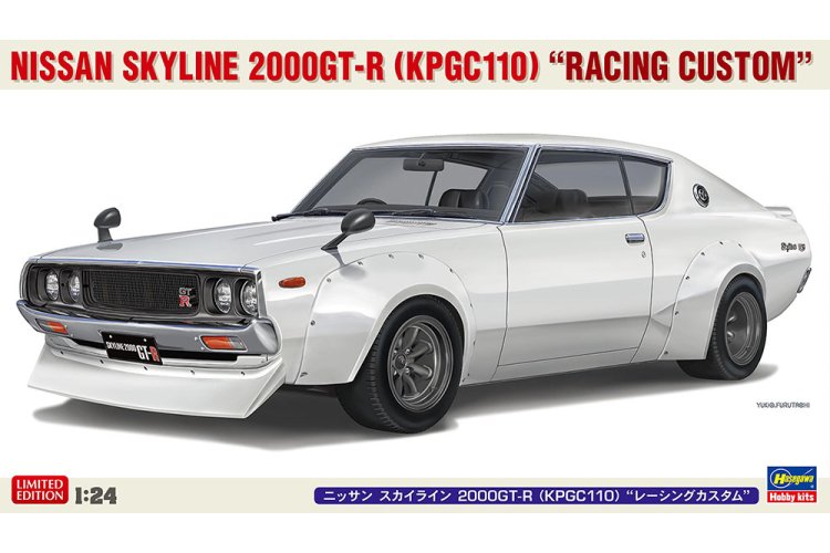 1:24 Hasegawa 20772 Nissan Skyline 2000GT-R KPGC110 Racing Custom - Japanse Raceauto - Has20772 1 - HAS20772