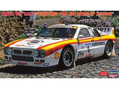 1:24 Hasegawa 20775 Lancia 037 Rally &ndash; Duriforte 1986 ERC Detail Up Version &ndash; Italian Race Car - Has20775 1 - HAS20775