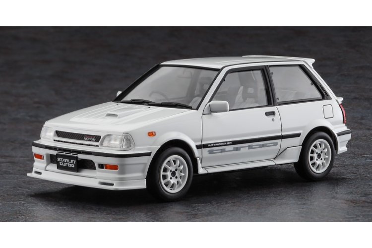 1:24 Hasegawa 20777 Toyota Starlet EP71 Turbo-S 3-Deurs Custom Version - Japanse Auto - Has20777 2 - HAS20777