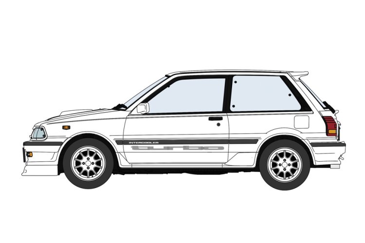 1:24 Hasegawa 20777 Toyota Starlet EP71 Turbo-S 3-Deurs Custom Version - Japanse Auto - Has20777 6 - HAS20777