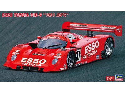 1:24 Hasegawa 20781 Esso Toyota 91C-V 1991 JSPC &ndash; Japanese Race Car - Has20781 1 - HAS20781