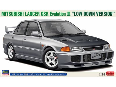 1:24 Hasegawa 20782 Mitsubishi Lancer GSR Evolution III - Low Down Version - Japanse Auto - Has20782 1 - HAS20782
