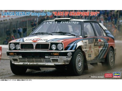 1:24 Hasegawa 20785 Lancia Delta HF Integrale 16v - Race of Champions 1991 - Raceauto - Has20785 1 - HAS20785