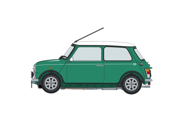 1:24 Hasegawa 20789 Mini Cooper Heritage Collection Almond Green 1997 &ndash; British Car - Has20789 2 - HAS20789