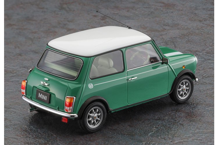 1:24 Hasegawa 20789 Mini Cooper Heritage Collection Amandelgroen 1997 - Britse Auto - Has20789 4 - HAS20789