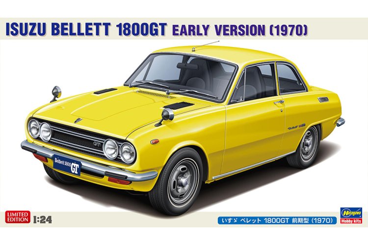 1:24 Hasegawa 20794 Isuzu Bellett 1800GT Early Version 1970 - Japanse Auto - Has20794 1 - HAS20794