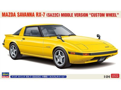 1:24 Hasegawa 20798 Mazda Savanna RX-7 SA22C Middle Version Custom Wheel - Japanse Auto - Has20798 1 - HAS20798