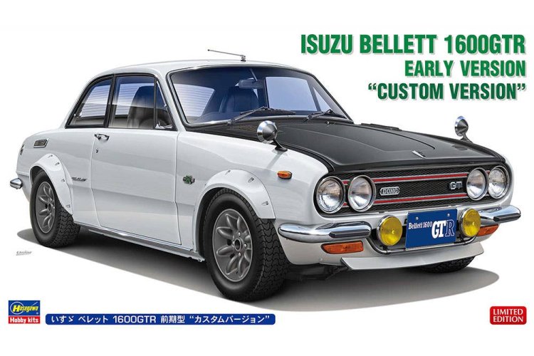 1:24 Hasegawa 20802 Isuzu Bellett 1600GTR &ndash; Early Version Custom Version &ndash; Japanese Sports Car - Has20802 1 - HAS20802