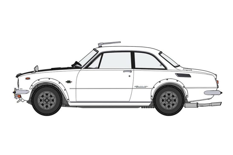 1:24 Hasegawa 20802 Isuzu Bellett 1600GTR &ndash; Early Version Custom Version &ndash; Japanese Sports Car - Has20802 2 - HAS20802