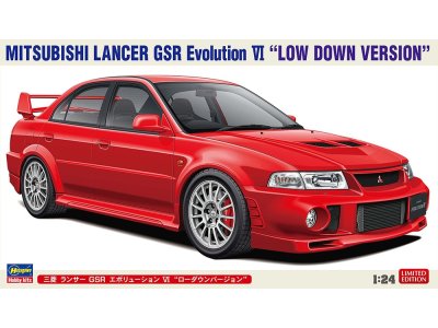 1:24 Hasegawa 20803 Mitsubishi Lancer GSR Evolution VI &ndash; Low Down Version &ndash; Japanese Sports Car - Has20803 1 - HAS20803