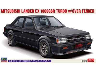 1:24 Hasegawa 20808 Mitsubishi Lancer EX 1800GSR Turbo with Over Fenders - Japanese Classic Car - Has20808 1 - HAS20808