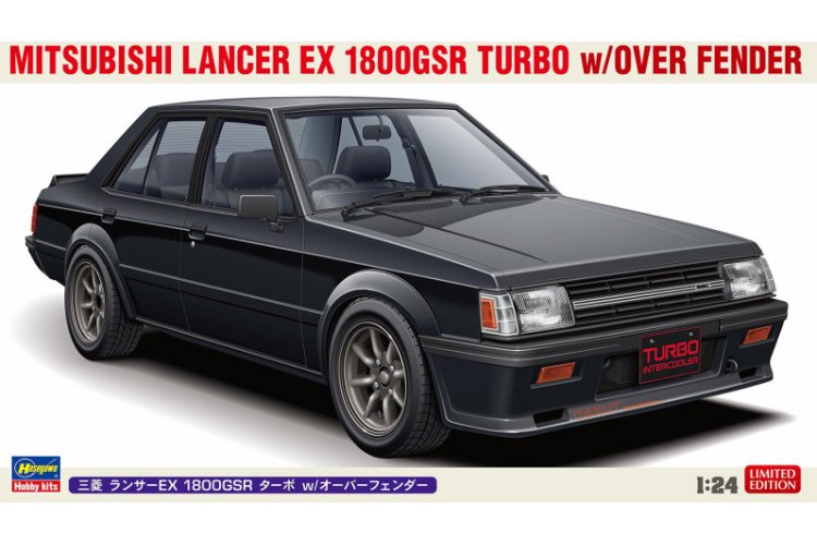 1:24 Hasegawa 20808 Mitsubishi Lancer EX 1800GSR Turbo with Over Fenders - Japanese Classic Car - Has20808 1 - HAS20808