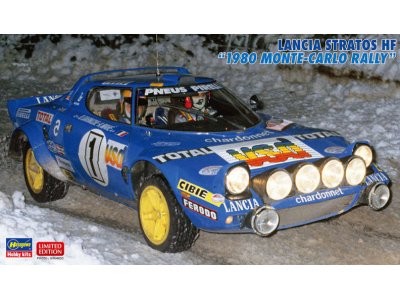 1:24 Hasegawa 20810 Lancia Stratos HF 1980 Monte-Carlo Rally - Italian Rally Car - Has20810 1 - HAS20810