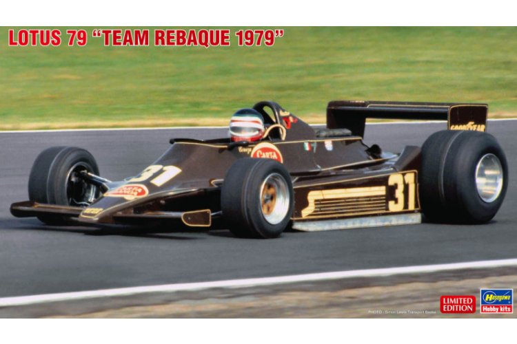 1:20 Hasegawa 20813 Lotus 79 Team Rebaque 1979 - H&eacute;ctor Rebaque No.31 - British Formula 1 Car - Has20813 1 - HAS20813