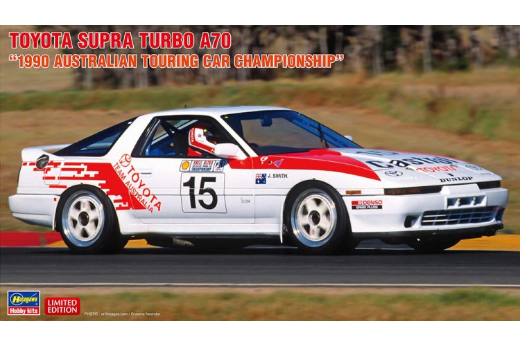 1:24 Hasegawa 20815 Toyota Supra Turbo A70 1990 Australian Touring Car Championship - Japanse Raceauto - Has20815 1 - HAS20815