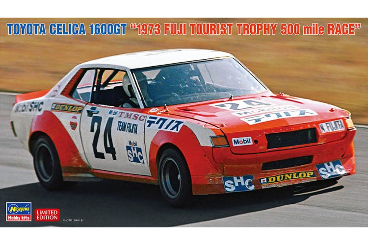 1:24 Hasegawa 20816 Toyota Celica 1600GT 1973 Fuji Tourist Trophy 500 Mile Race - Japanese Race Car - Has20816 1 - HAS20816