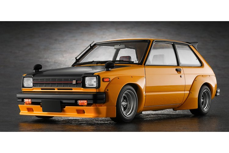 1:24 Hasegawa 20819 Toyota Starlet KP61 S 3-Door Middle Version 1980 Custom Version - Japanse Klassieke Auto - Has20819 6 - HAS20819