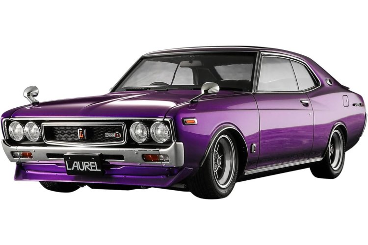 1:24 Hasegawa 20820 Nissan Laurel HT 2000SGX KHC130 Late Version 1973 Custom Version - Japanse Klassieke Auto - Has20820 2 - HAS20820
