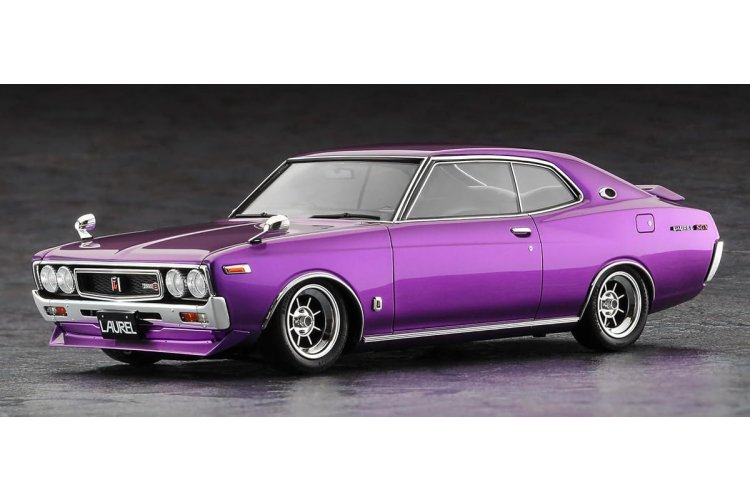 1:24 Hasegawa 20820 Nissan Laurel HT 2000SGX KHC130 Late Version 1973 Custom Version - Japanse Klassieke Auto - Has20820 5 - HAS20820
