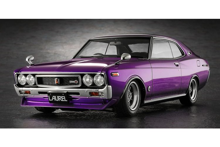 1:24 Hasegawa 20820 Nissan Laurel HT 2000SGX KHC130 Late Version 1973 Custom Version - Japanse Klassieke Auto - Has20820 7 - HAS20820