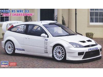 1:24 Hasegawa 20821 Ford Focus RS WRC 03 2003 Shakedown - Amerikaanse Rallyauto - Has20821 1 1 - HAS20821