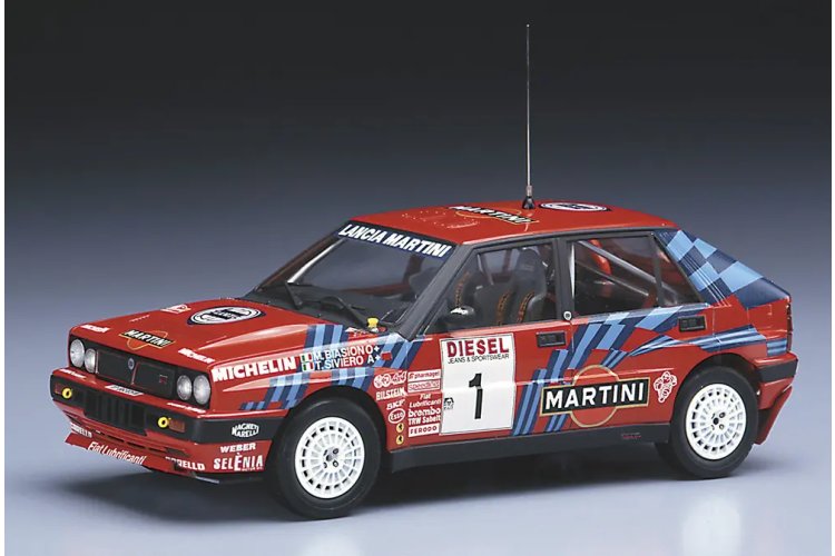 1:24 Hasegawa 20825 Lancia Delta HF Integrale 16V 1989 Sanremo Rally No.1 - Italiaanse Rallyauto - Has20825 2 - HAS20825