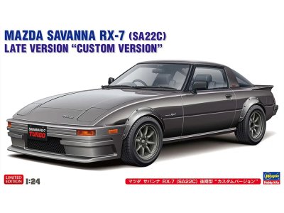 1:24 Hasegawa 20828 Mazda Savanna RX-7 SA22C Late Version Custom - Limited Edition - Japanse Sportauto - Has20828 1 - HAS20828