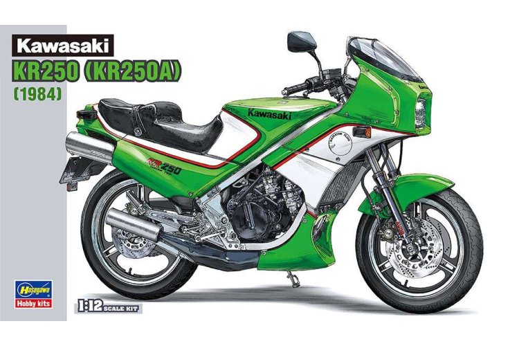 1:12 Hasegawa 21512 Kawasaki KR250 BK12 Motor - Has21512 - HAS21512