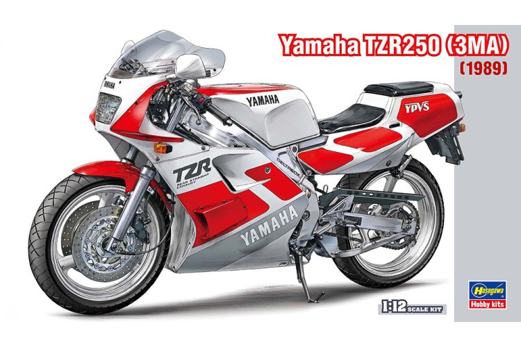 1:12 Hasegawa 21517 Yamaha TZR250 3MA 1989 - Japanse Motorfiets - Has21517 1 - HAS21517