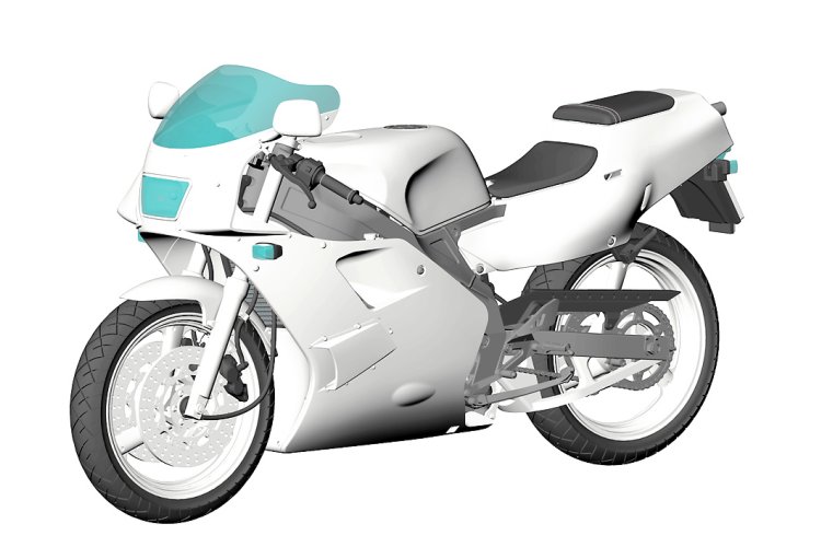 1:12 Hasegawa 21517 Yamaha TZR250 3MA 1989 - Japanse Motorfiets - Has21517 17 - HAS21517