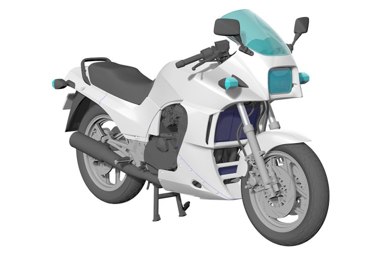 1:12 Hasegawa 21519 Kawasaki GPZ900R A1 - 1984 - Japanse Motorfiets - Has21519 17 - HAS21519