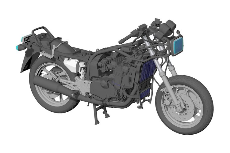 1:12 Hasegawa 21519 Kawasaki GPZ900R A1 - 1984 - Japanse Motorfiets - Has21519 19 - HAS21519