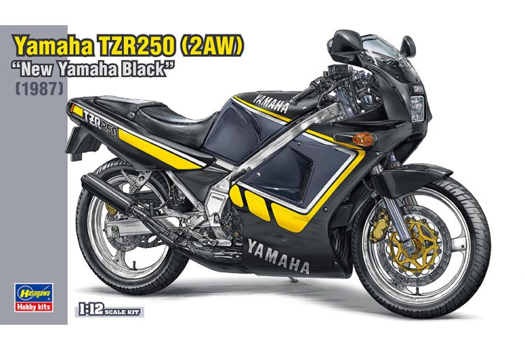 1:12 Hasegawa 21743 Yamaha TZR250 2AW - New Yamaha Black - Has21743 3 - HAS21743