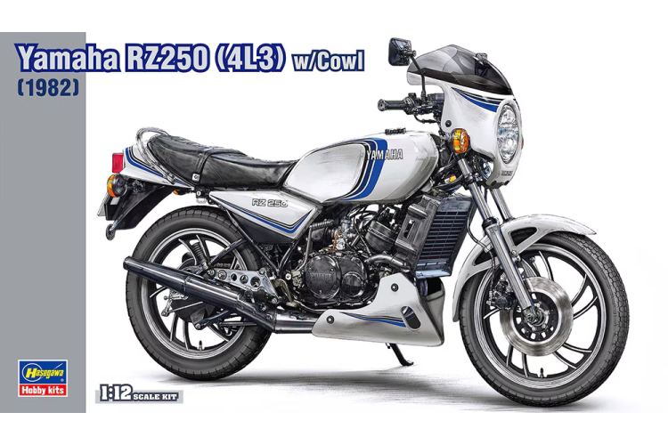 1:12 Hasegawa 21758 Yamaha RZ250 (4L3) w/Cowl - 1982 - Motorfiets - Has21758 - HAS21758