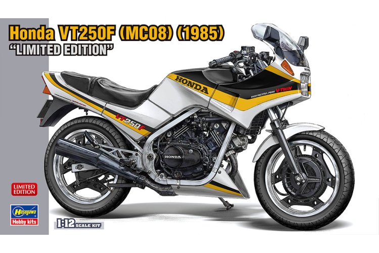 1:12 Hasegawa 21761 Honda VT250F - MC08 -  1985 - Limited Edition - Motorfiets - Has21761 1 - HAS21761