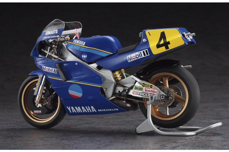 1:12 Hasegawa 21768 Yamaha YZR500 &ndash; 0WA8 &ndash; Sonauto Yamaha 1989 &ndash; Motorfiets - Has21768 3 - HAS21768