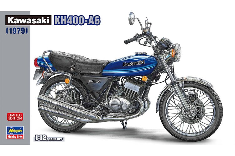 Hasegawa 1:12 Kawasaki KH400-A6 1979 Japanese Motorcycle