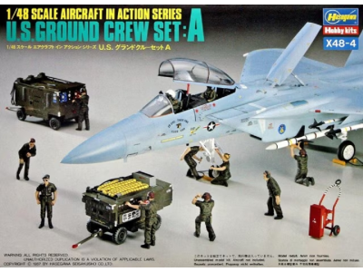 1:48 Hasegawa 36004 US Ground Crew Set A - Has36004 - HAS36004